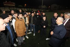 Başkan Büyükgöz Beylikbağı Spor’un antrenmanına katıldı