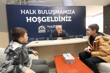 Başkan Halk Gününde; Başkan Büyükgöz’ün Genç Konukları