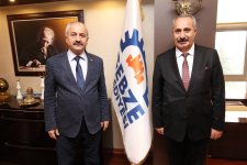 Başkan Büyükgöz’e Hakkari’den konuk başkan