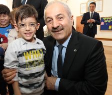 Kaymakam Güler ve Başkan Büyükgöz Adem Yavuz Okulunda