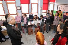 Kaymakam Güler ve Başkan Büyükgöz Adem Yavuz Okulunda
