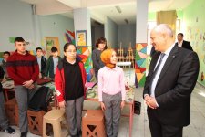 Kaymakam Güler ve Başkan Büyükgöz Adem Yavuz Okulunda