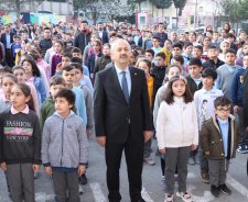 Kaymakam Güler ve Başkan Büyükgöz Adem Yavuz Okulunda