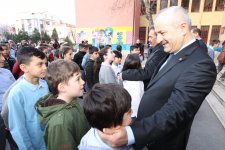 Kaymakam Güler ve Başkan Büyükgöz Adem Yavuz Okulunda