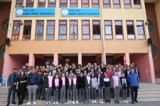 Kaymakam Güler ve Başkan Büyükgöz Adem Yavuz Okulunda