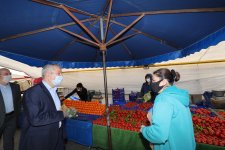 Başkan Büyükgöz’den  Pazarlarda Esnaf Turu