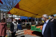 Başkan Büyükgöz’den  Pazarlarda Esnaf Turu