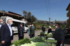 Başkan Büyükgöz’den  Pazarlarda Esnaf Turu
