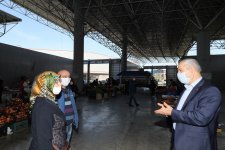 Başkan Büyükgöz’den  Pazarlarda Esnaf Turu