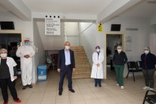 Başkan Büyükgöz’den;  Sağlıkçılara Malzeme Desteği