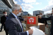 Konvoyu Başkan Büyükgöz Uğurladı İhtiyaç Sahiplerine Ramazan Erzağı