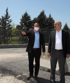 TIR Parkında Çalışmalar  Başkan Büyükgöz’ün Takibinde