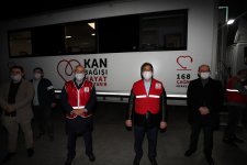 Başkan ve Kaymakam’dan  Kızılay’a Destek Ziyareti