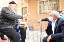 Başkan Büyükgöz Yakup Dede’nin Hayır Duasını Aldı