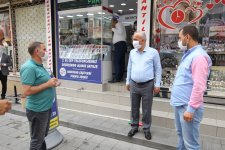 Başkan Büyükgöz’den  Çarşıda Esnaf Turu
