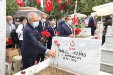 Başkan Büyükgöz ve Protokolden Şehitlik Ziyareti   