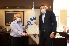 Başkan Büyükgöz Türkoğlu ve Tunçeri’yi Ağırladı