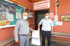 Gebze’de Muhtarlara Hijyen Seti Desteği