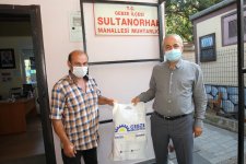 Gebze’de Muhtarlara Hijyen Seti Desteği