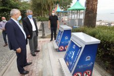 Gebze’de yer altı konteynır  uygulamaları sürüyor