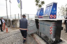 Gebze’de yer altı konteynır  uygulamaları sürüyor