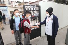 Kaymakam Güler ve Başkan Büyükgöz bayrak törenine katıldı