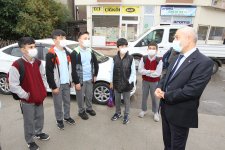 Kaymakam Güler ve Başkan Büyükgöz bayrak törenine katıldı