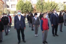 Başkan Büyükgöz  Yıldırım Beyazıt’ta Bayrak Törenine Katıldı