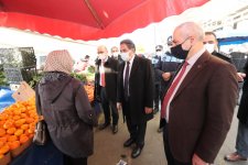 Kaymakam Güler ve Başkan Büyükgöz’den Pazar denetimi