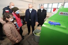 Başkan Büyükgöz çevreci tesisi öğrencilere tanıttı