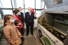 Başkan Büyükgöz çevreci tesisi öğrencilere tanıttı