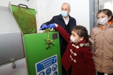 Başkan Büyükgöz çevreci tesisi öğrencilere tanıttı