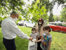 Gebze’de koronavirüsle  mücadeleye destek sürüyor