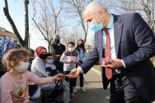 Çocukların Başkan sevgisi