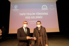 Balçık’ta hak sahiplerine tapular protokolden