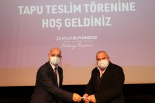 Balçık’ta hak sahiplerine tapular protokolden