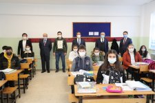 Kaymakam Güler ve Başkan Büyükgöz  Pelitli’de Bayrak Töreninde