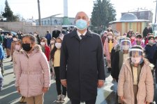 Kaymakam Güler ve Başkan Büyükgöz  Pelitli’de Bayrak Töreninde