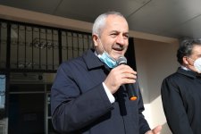 Kaymakam Güler ve Başkan Büyükgöz  Pelitli’de Bayrak Töreninde