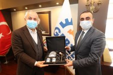 Başkan Büyükgöz’e Şenkaya’dan Konuk heyet