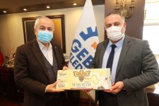 Başkan Büyükgöz’e Şenkaya’dan Konuk heyet