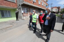 BAŞKAN BÜYÜKGÖZ SAHADA DENETİM TURUNDA