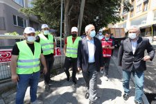 BAŞKAN BÜYÜKGÖZ SAHADA DENETİM TURUNDA