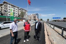 BAŞKAN BÜYÜKGÖZ SAHADA DENETİM TURUNDA