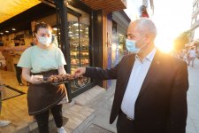 Başkan Büyükgöz´den Çarşıda Esnaf Turu