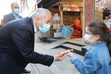 Başkan Büyükgöz´den Çarşıda Esnaf Turu