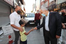 Başkan Büyükgöz´den Çarşıda Esnaf Turu