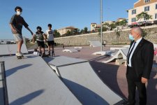 Skate Park’ta ilk test Gebzeli gençlerden