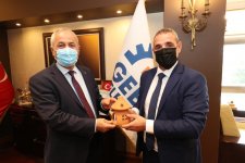 Başkan Büyükgöz’e konuk heyet