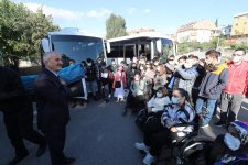 Özel Çocukları Boğaz Turuna  Başkan Büyükgöz Uğurladı